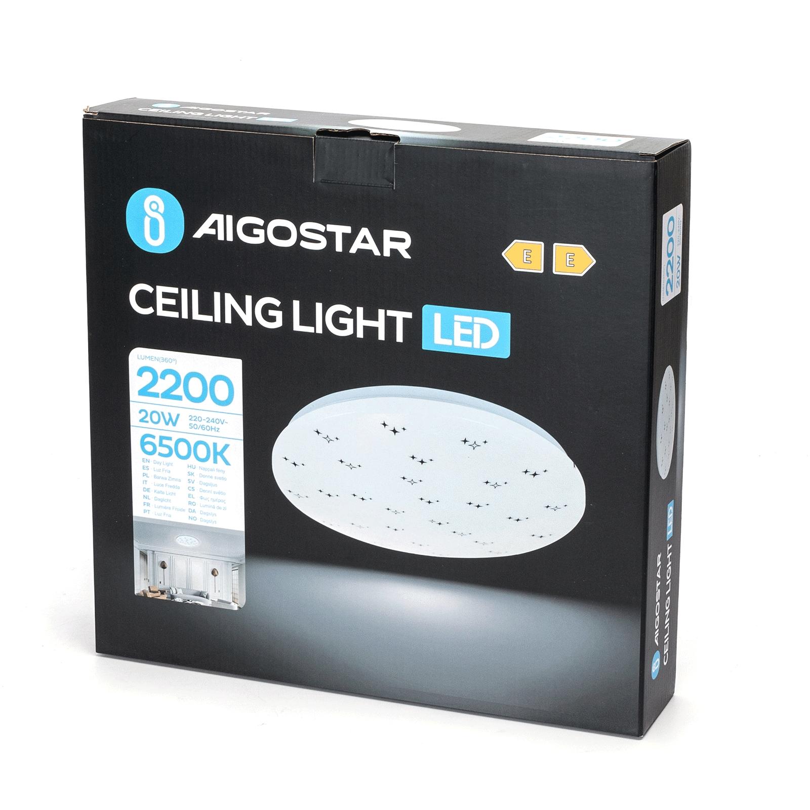 LED CEILING LIGHT 20W 6500K/STAR TWINKING