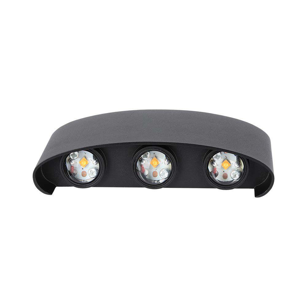 VT-846 6W LED WALL LIGHT 4000K SAND BLACK