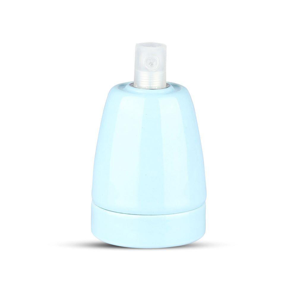 VT-799 PORCELAIN LAMP HOLDER(E27) FITTING-BLUE