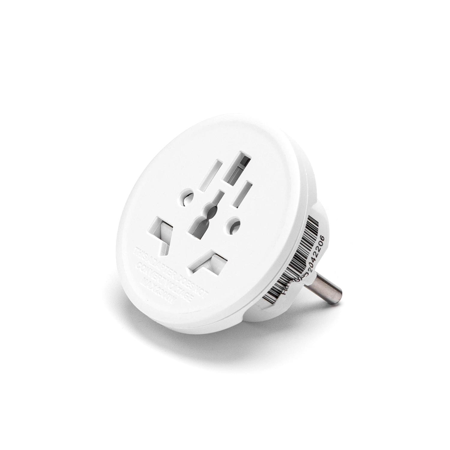 One-to-multi Travel Adaptor (German plug) 10A White