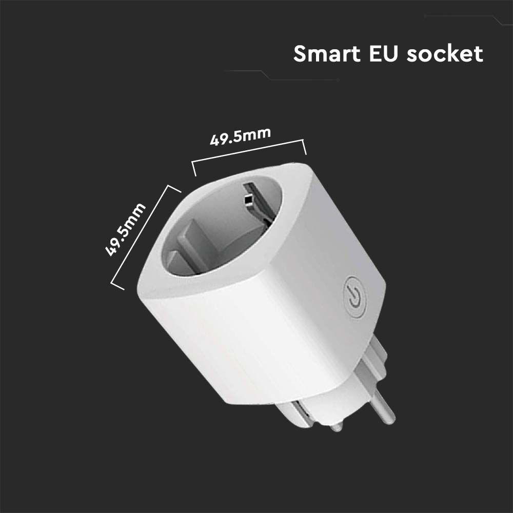 VT-5172 WIFI EU SOCKET COMPATIBLE WITH AMAZON ALEXA & GOOGLE HOME