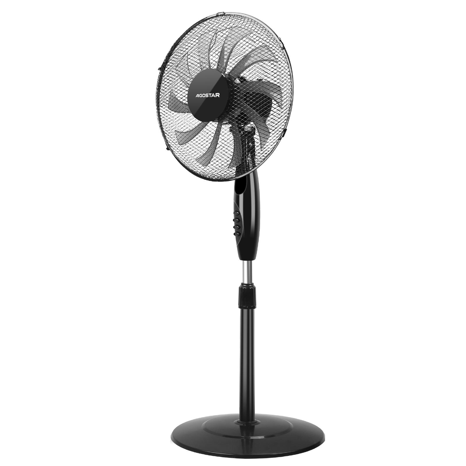 10-blade mechanical stand fan