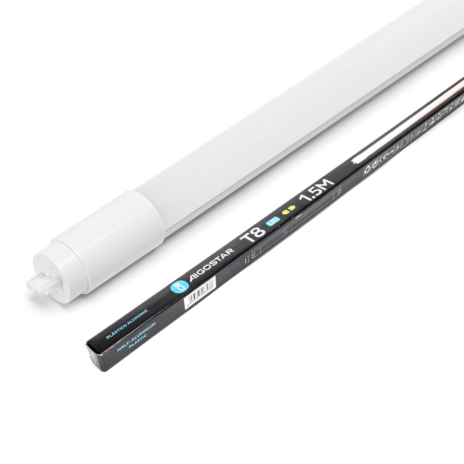 LED Half-aluminium Half-plastic T8 Light Tube 1.5m 24W