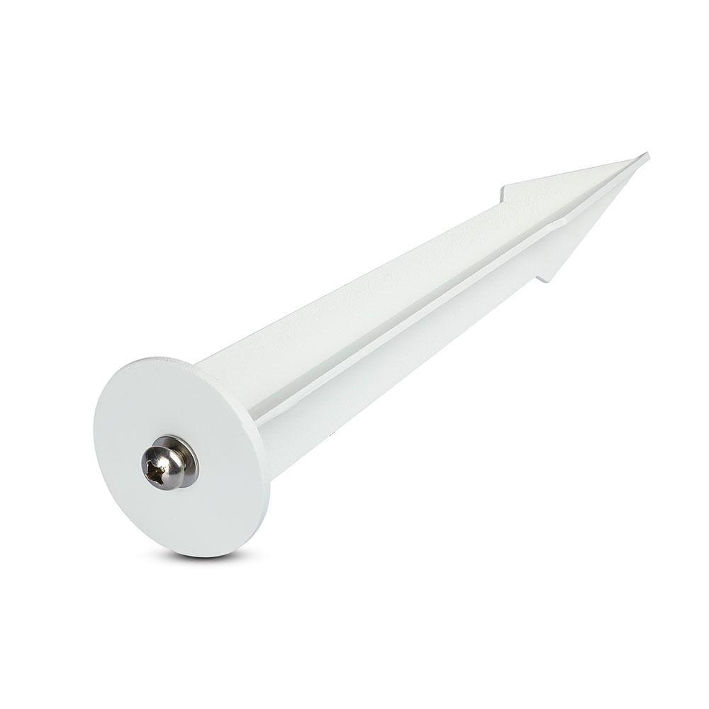 VT-854 FLOODLIGHT SPIKE -WHITE, D:35 X H150