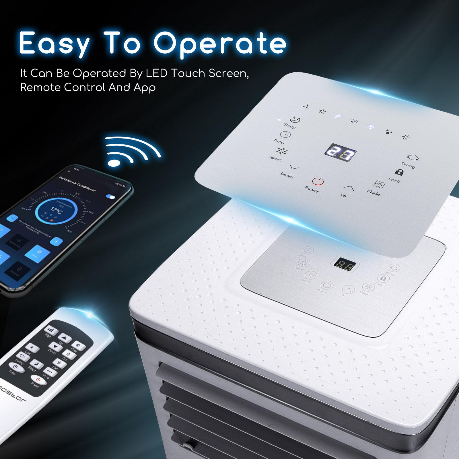 WiFi Smart Portable Air Conditioner 9000Btu