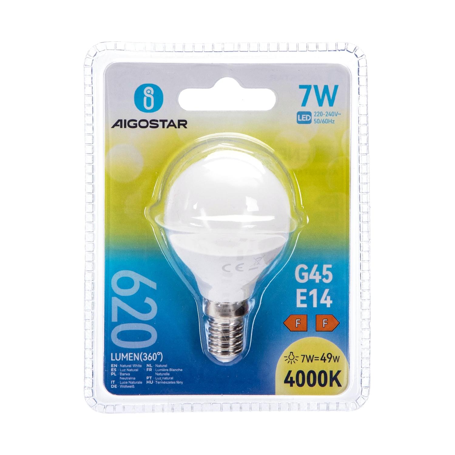 LED E14 7W G45