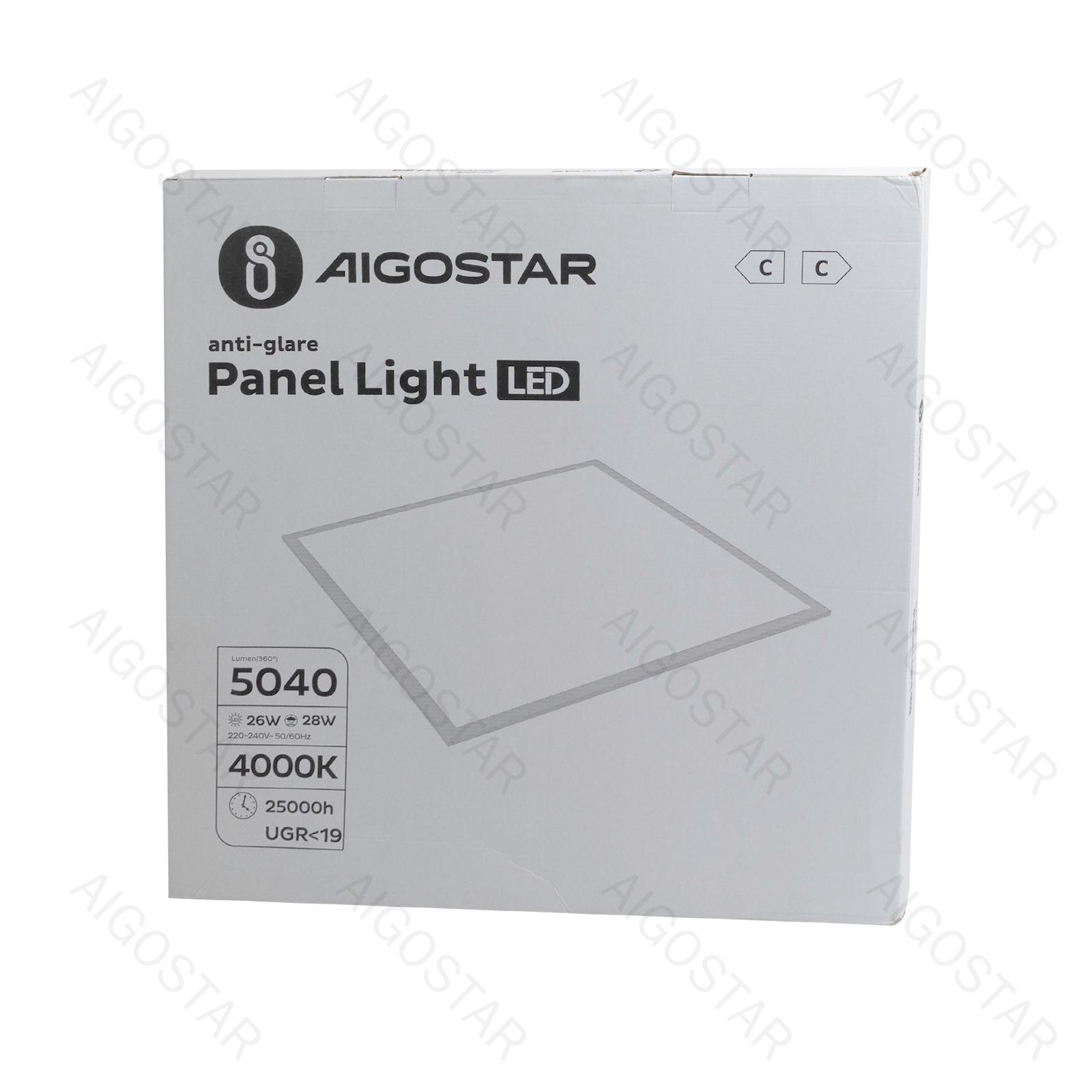 LED high-efficiency anti-glare panel light 28W natural light