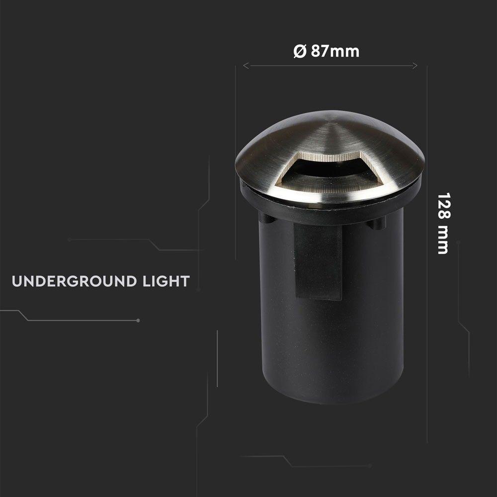 VT-7678-1 12V MR16 UNDERGROUND FITTING(IP67) -ONE WINDOW