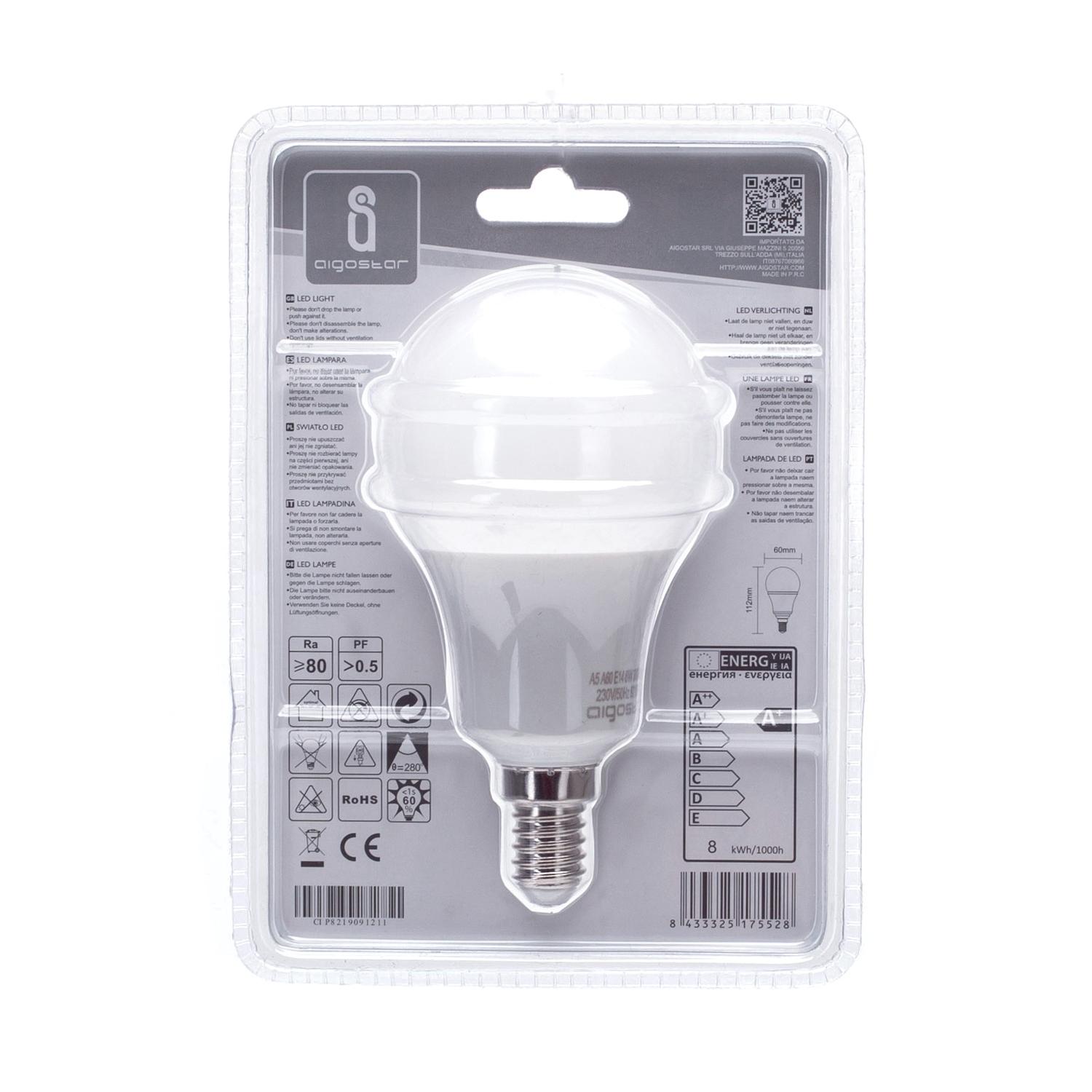 LED E14 8W A60 ( general bulb )