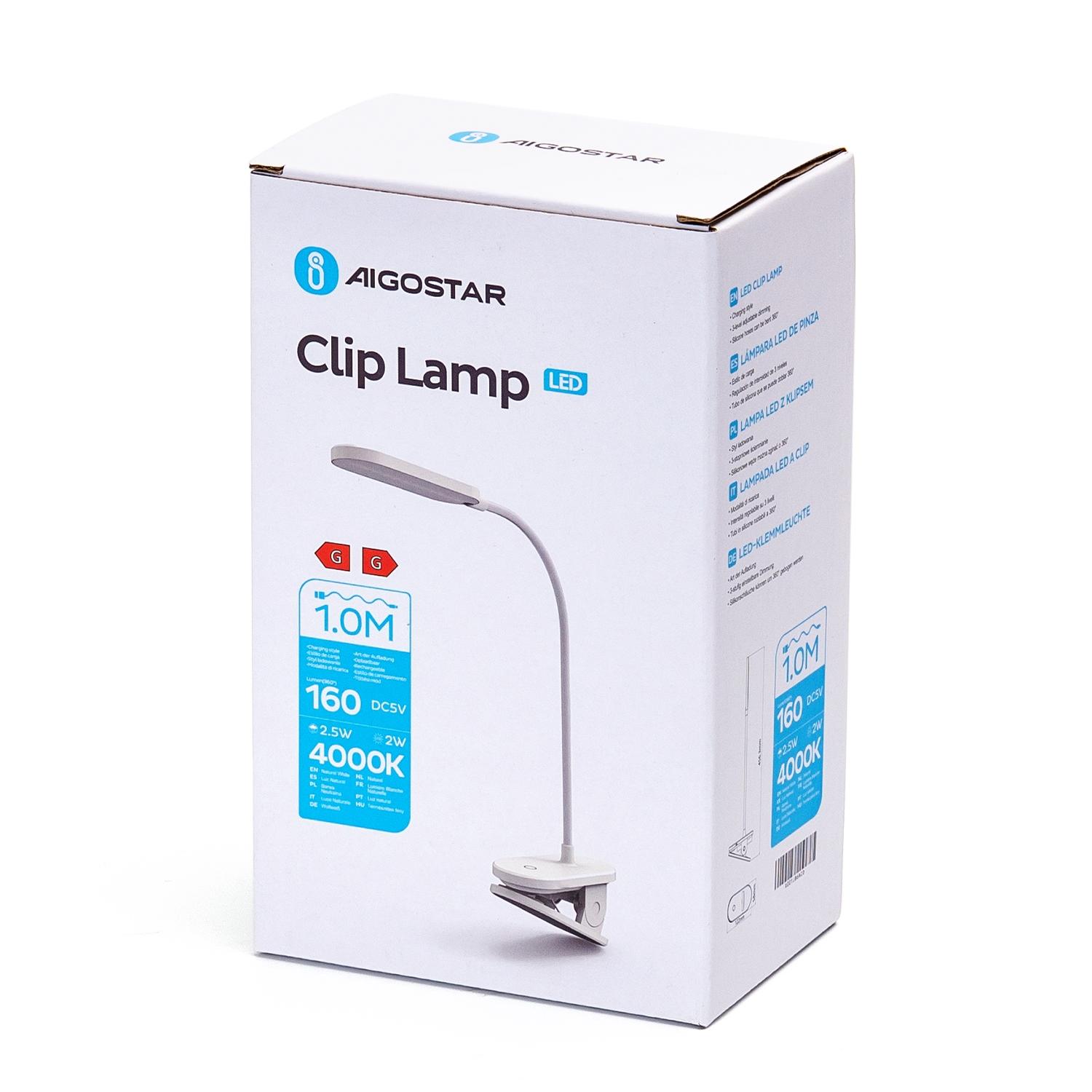 LED clip lamp(rechargeable)