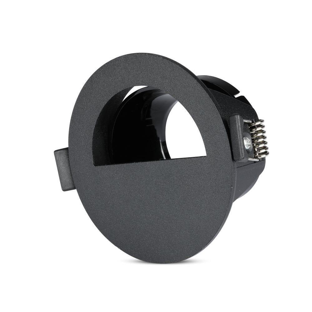 VT-884 GU10 FITTING HALF CIRCLE BLACK