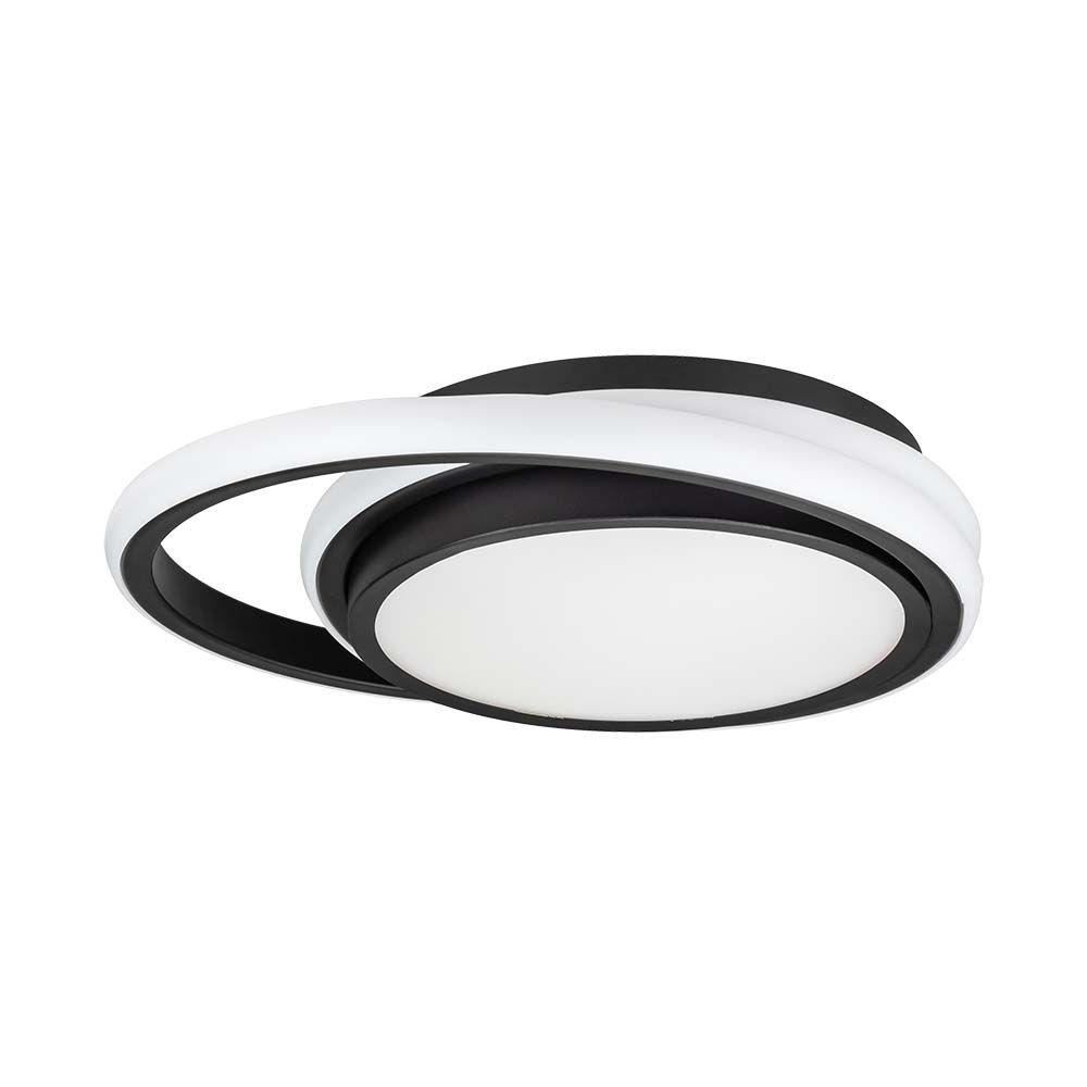 VT-7783 24W LED DESIGNER LIGHT 4000K BLACK DOUBLE RD