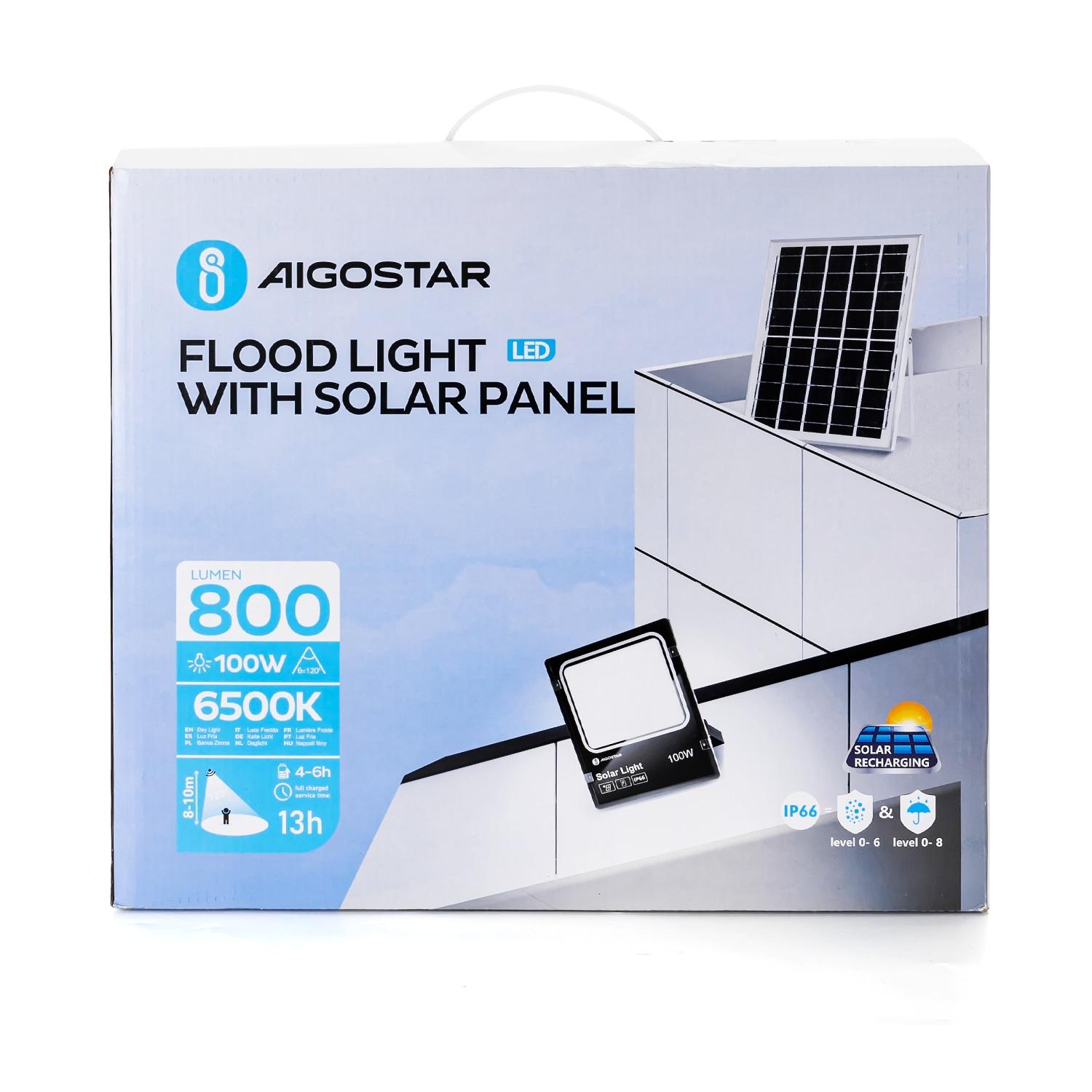 Solar flood light 100W IP66