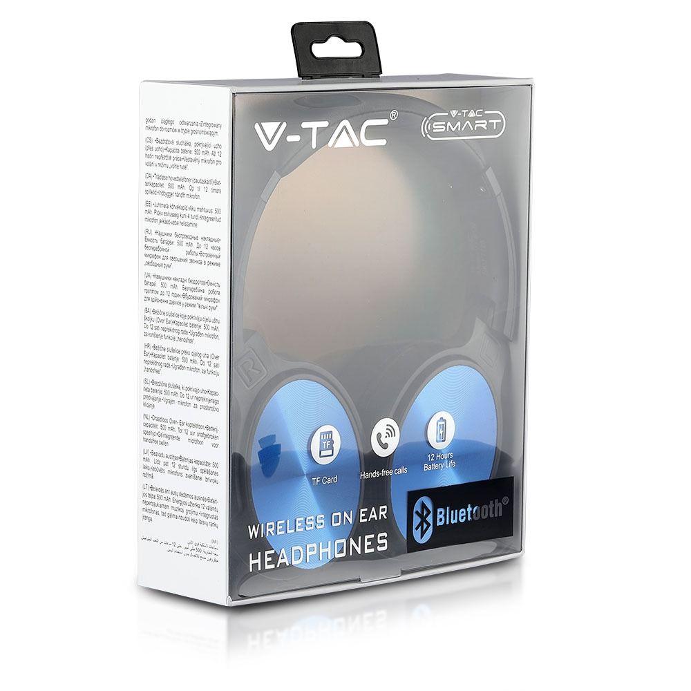 VT-6322 BLUETOOTH WIRELESS HEADPHONE WITH ROTATABLE HEAD-500mah-BLUE