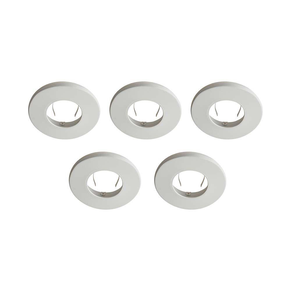 VT-703 BEZEL FOR FIRE RATED DOWNLIGHT PUSH & LOCK WHITE IP65 5PCS/PACK