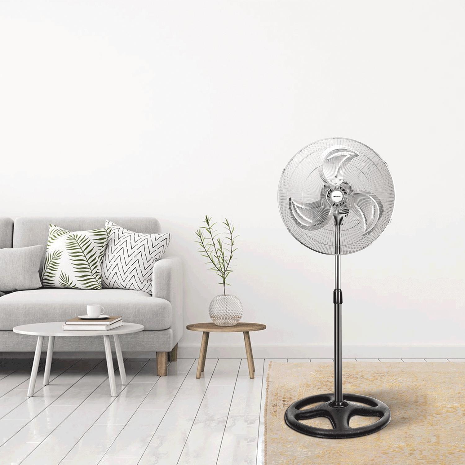 Mechanical stand fan