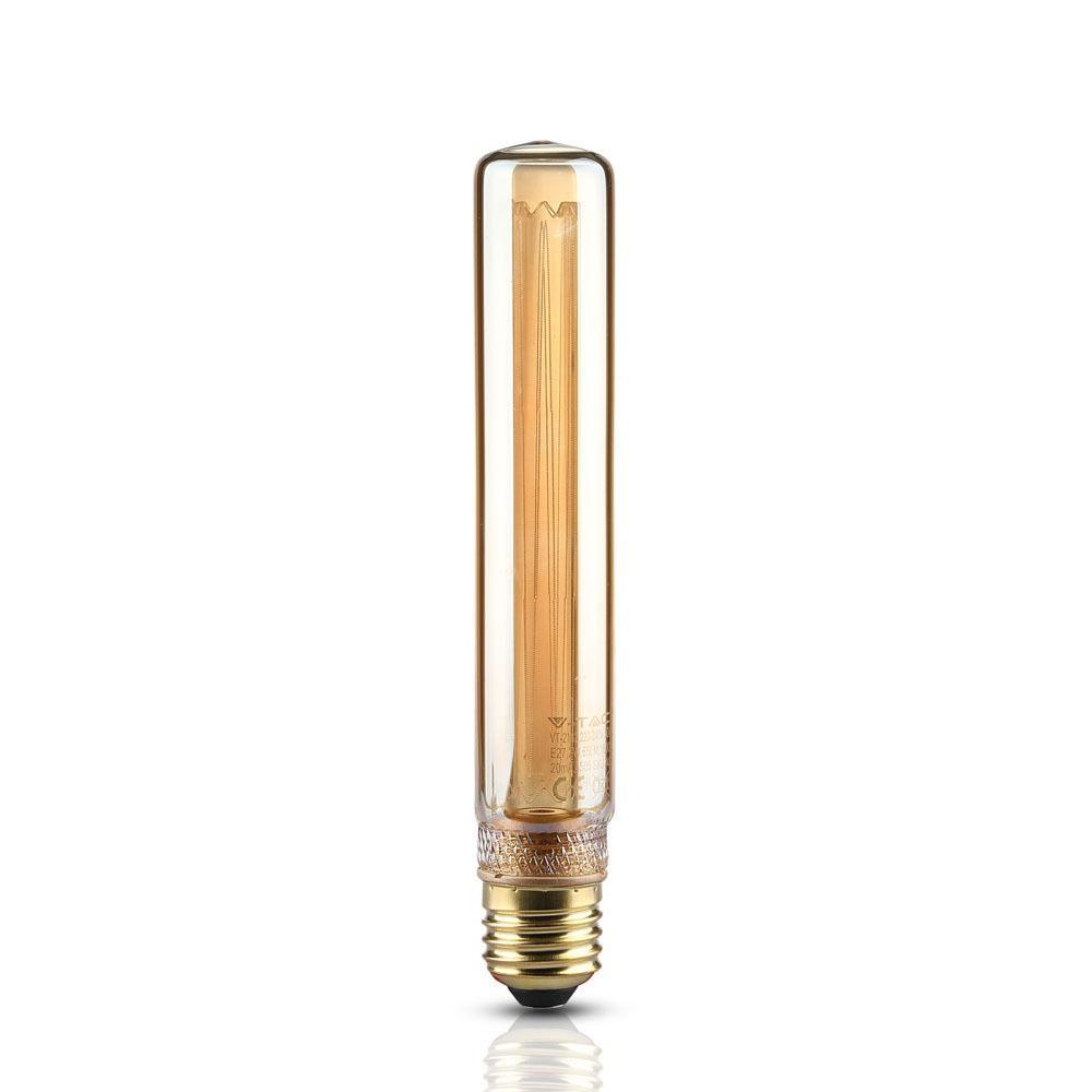 VT-2162 2W T30 LED ART FILAMENT BULB-AMBER GLASS 1800K E27