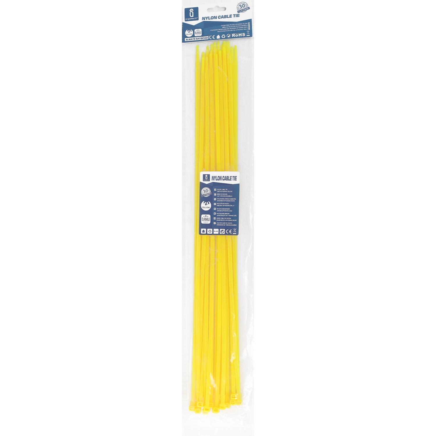 Nylon Cable Ties W4.8*L450mm Yellow