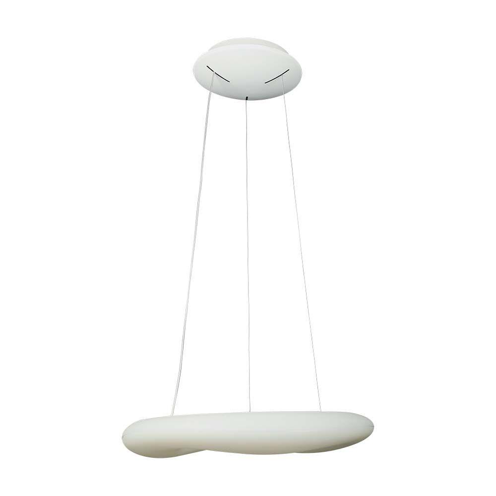 38W Lampa Wisząca, Okrągła, Ściemniana, Biały, VTAC, SKU 213959