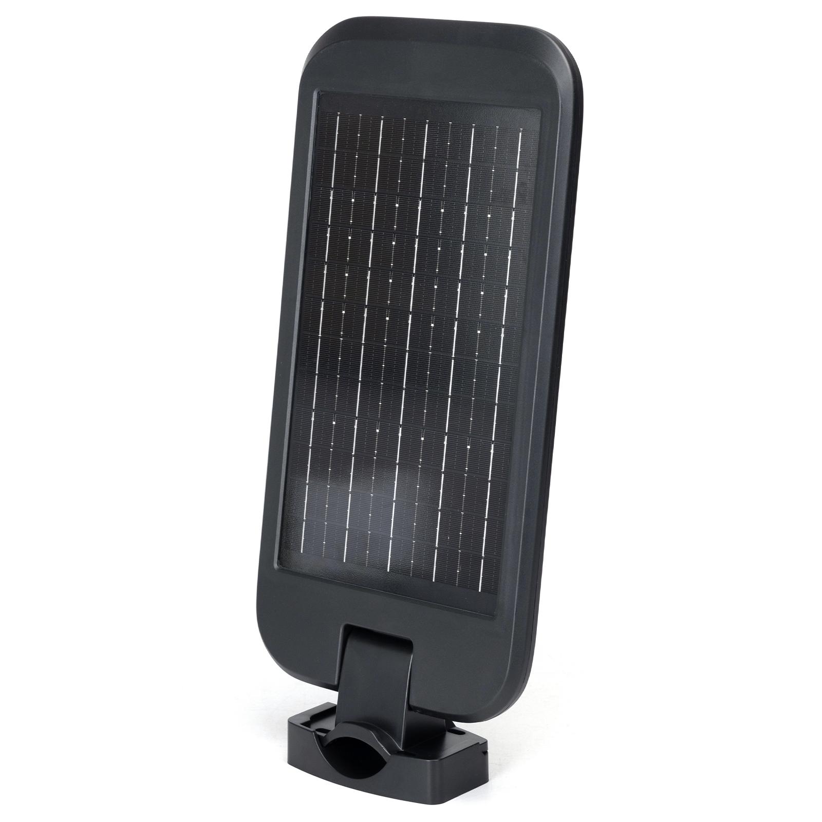 LED Solar Street Light Black Remote Controllable