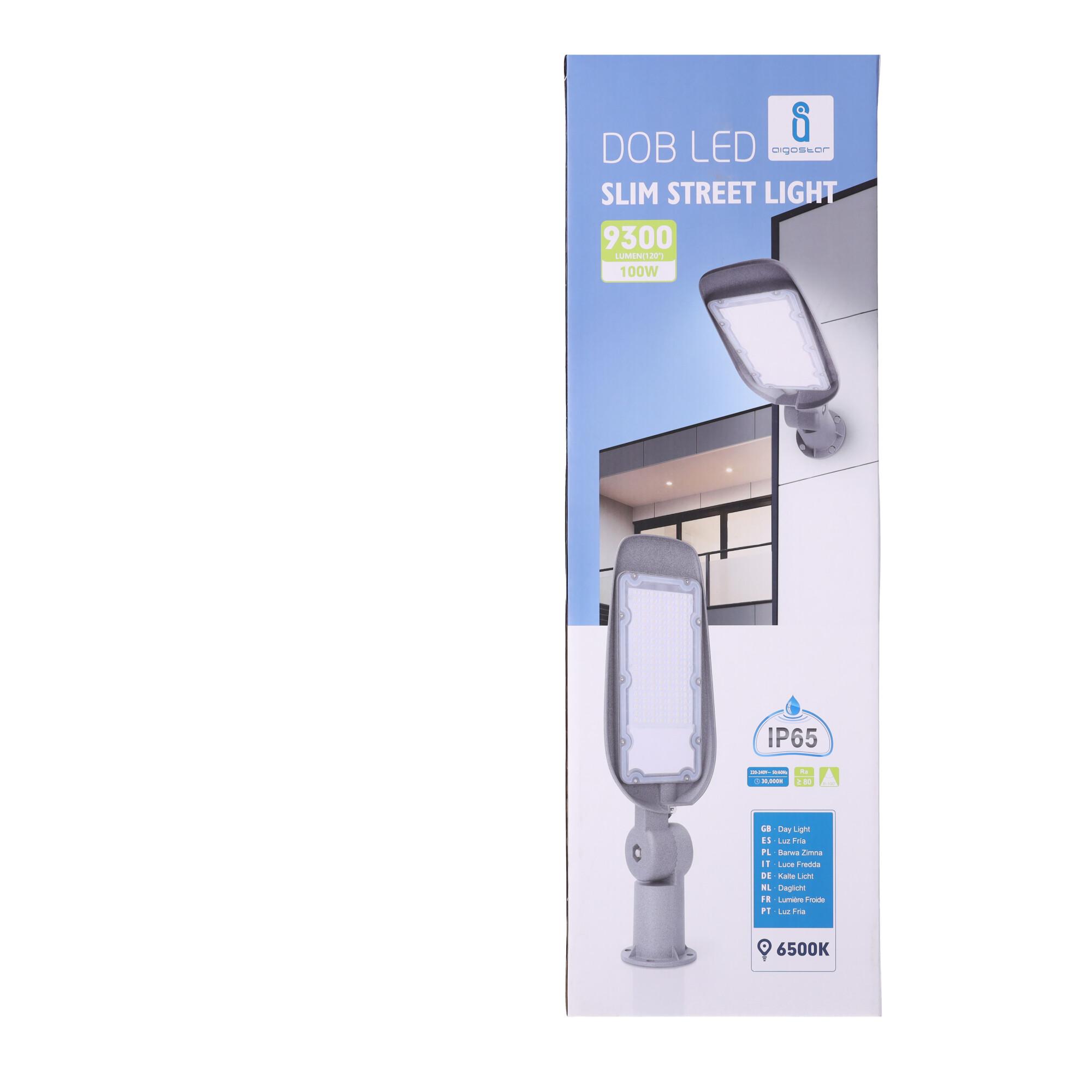 DOB LED Slim Street Light 100W