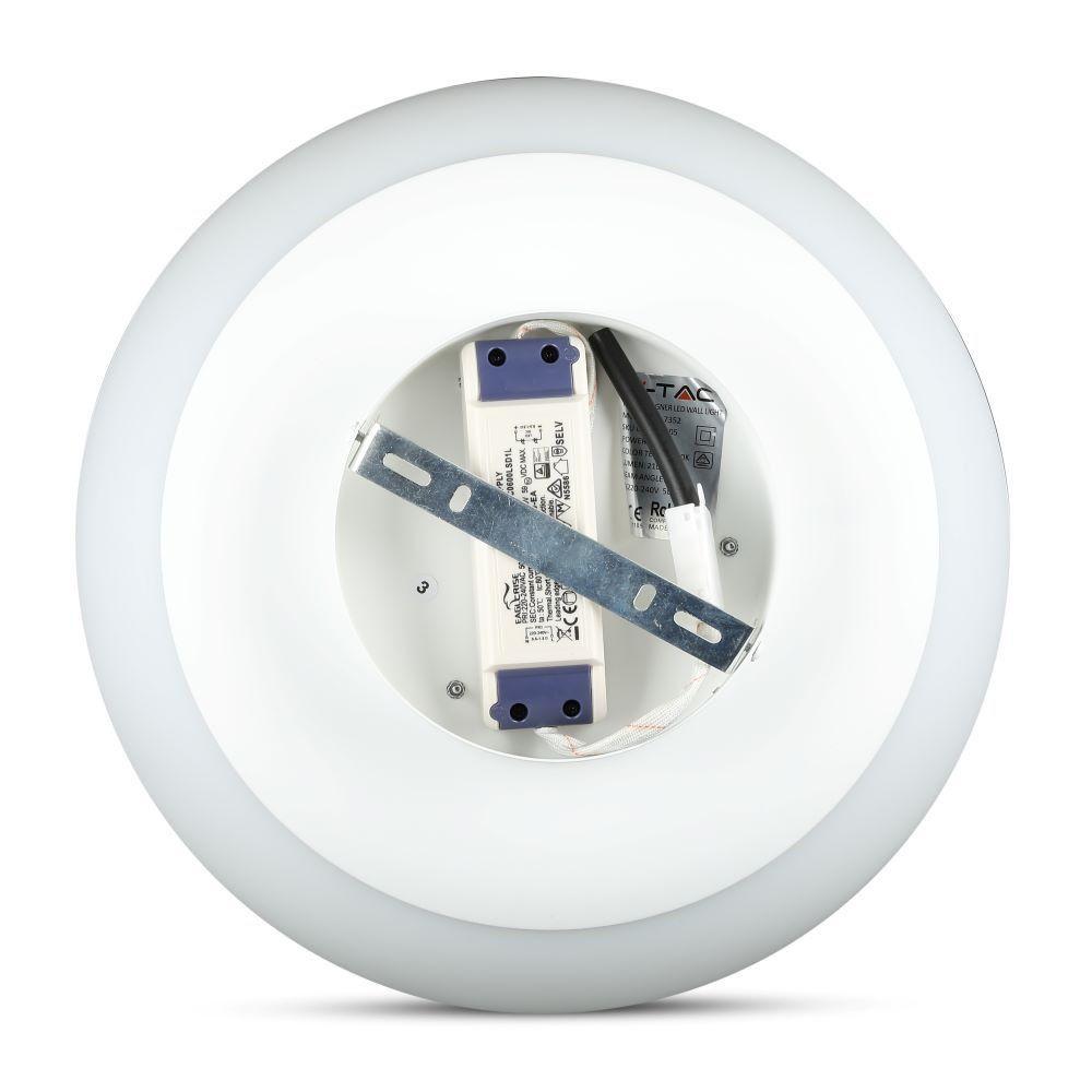 40W Plafon LED (Ściemnianie TRIAC), Barwa:3000K, Biały, VTAC, SKU 40061