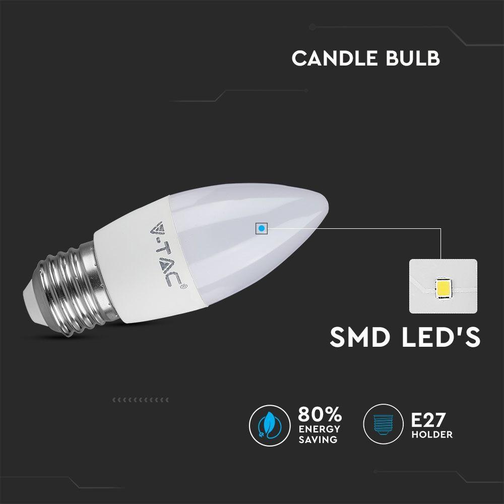 VT-1821 5.5W LED CANDLE BULB 2700K E27