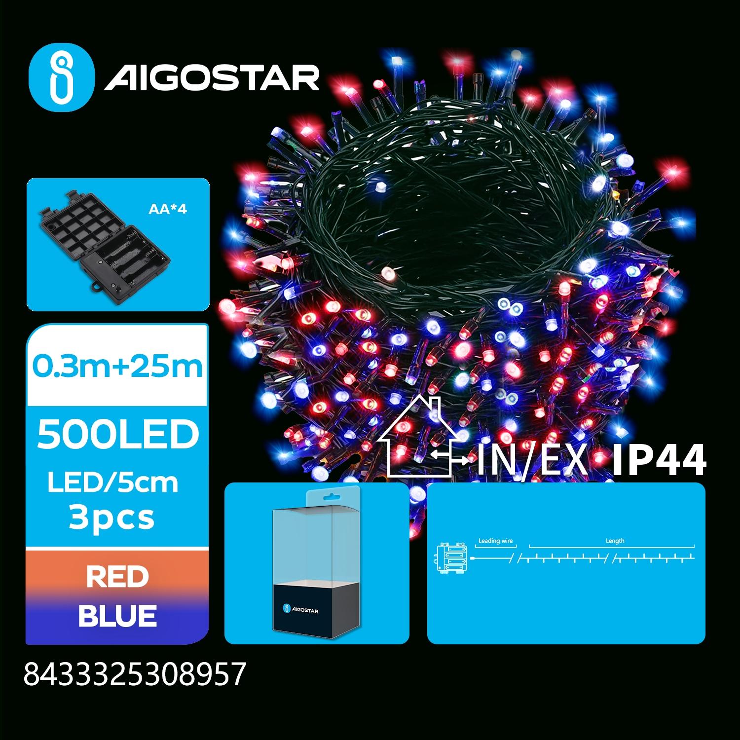 4AA Battery Flat String Lights