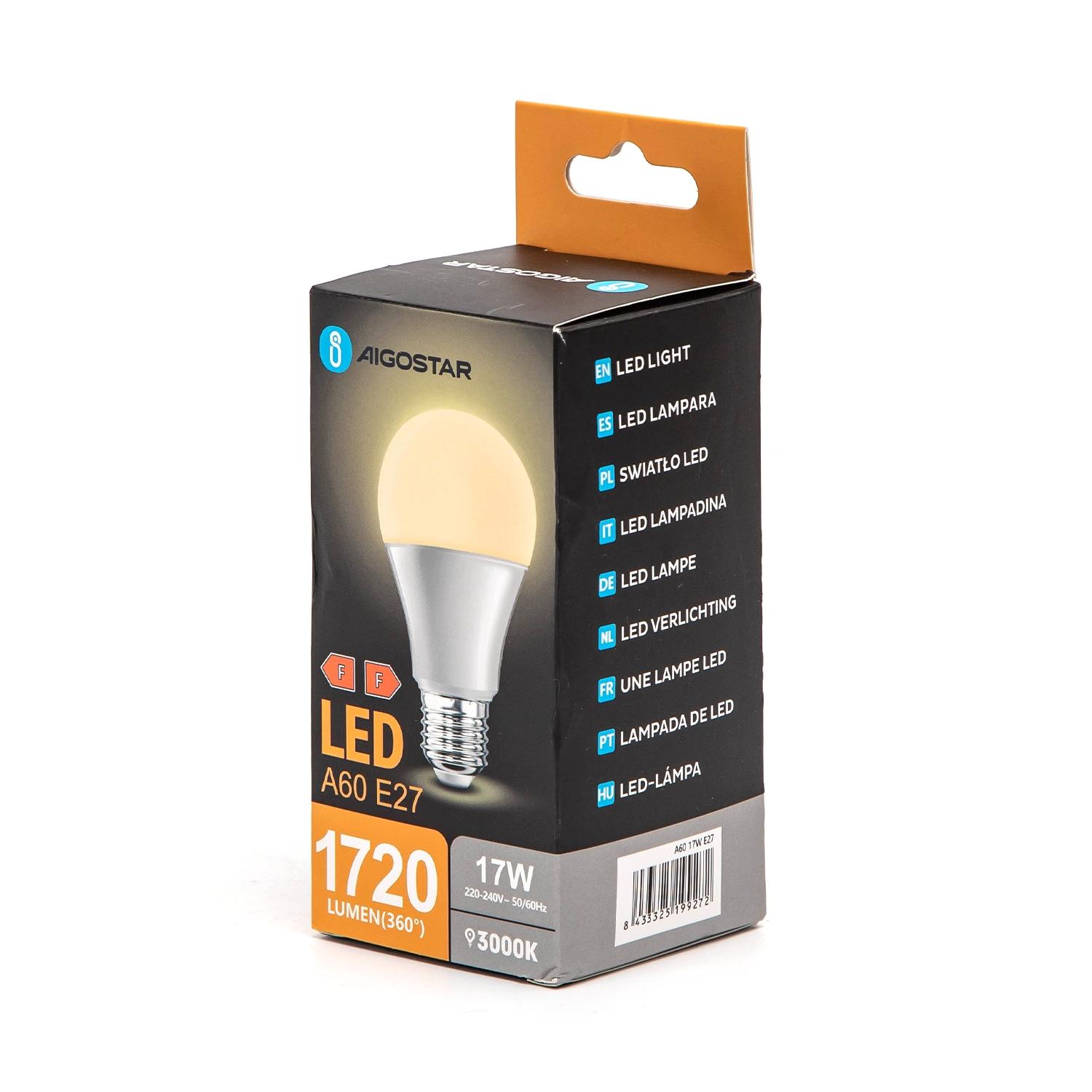 LED A60 E27 17W(17W,E27,3000K)