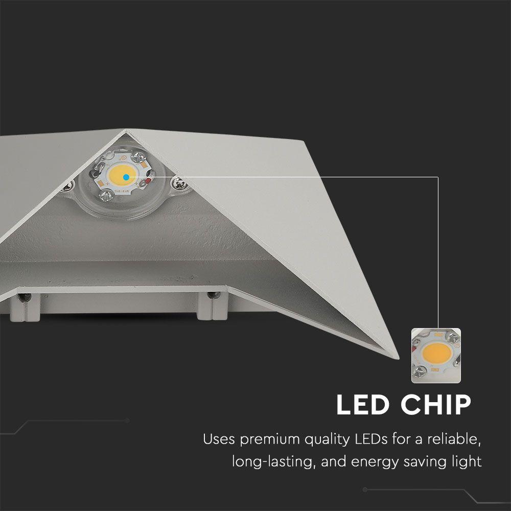 VT-825 5W LED WALL LIGHT 3000K GREY BODY