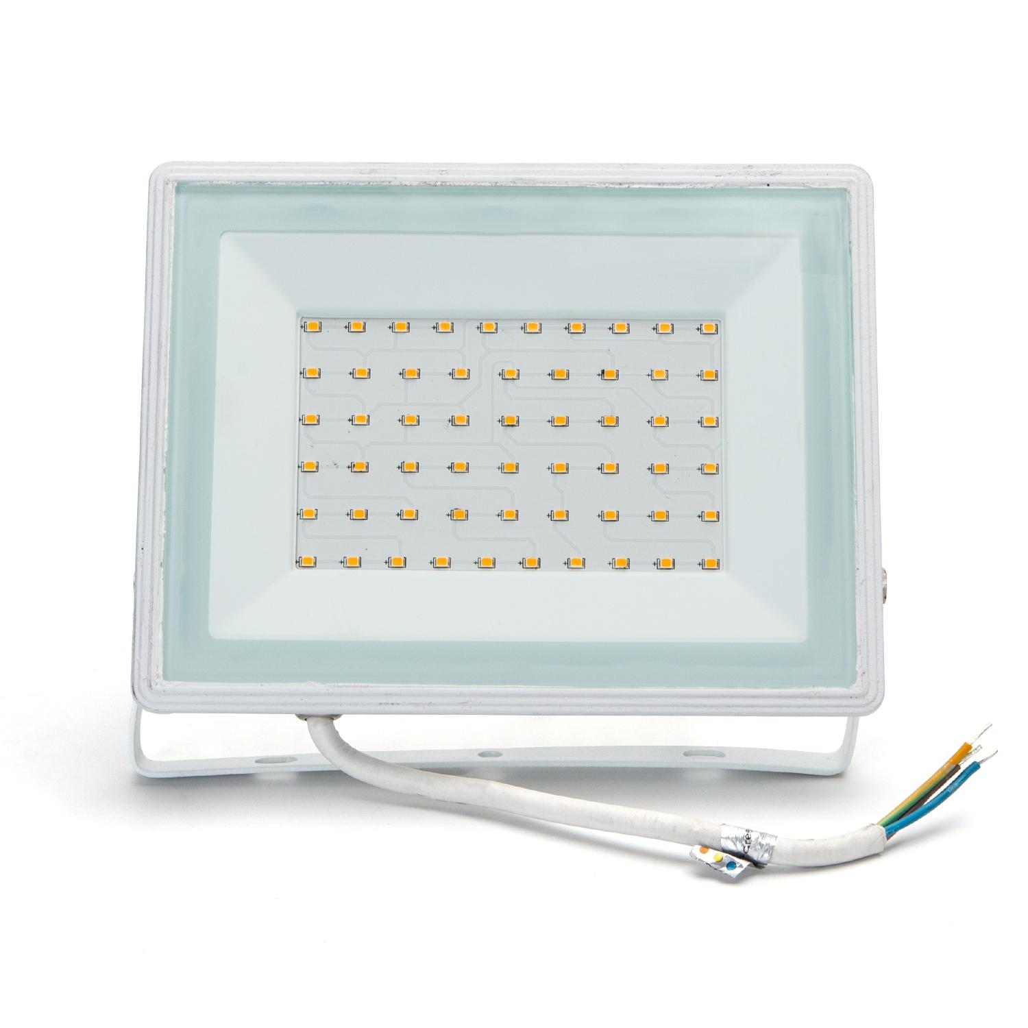 LED Slim Floodlight White 50W (Die-casting)