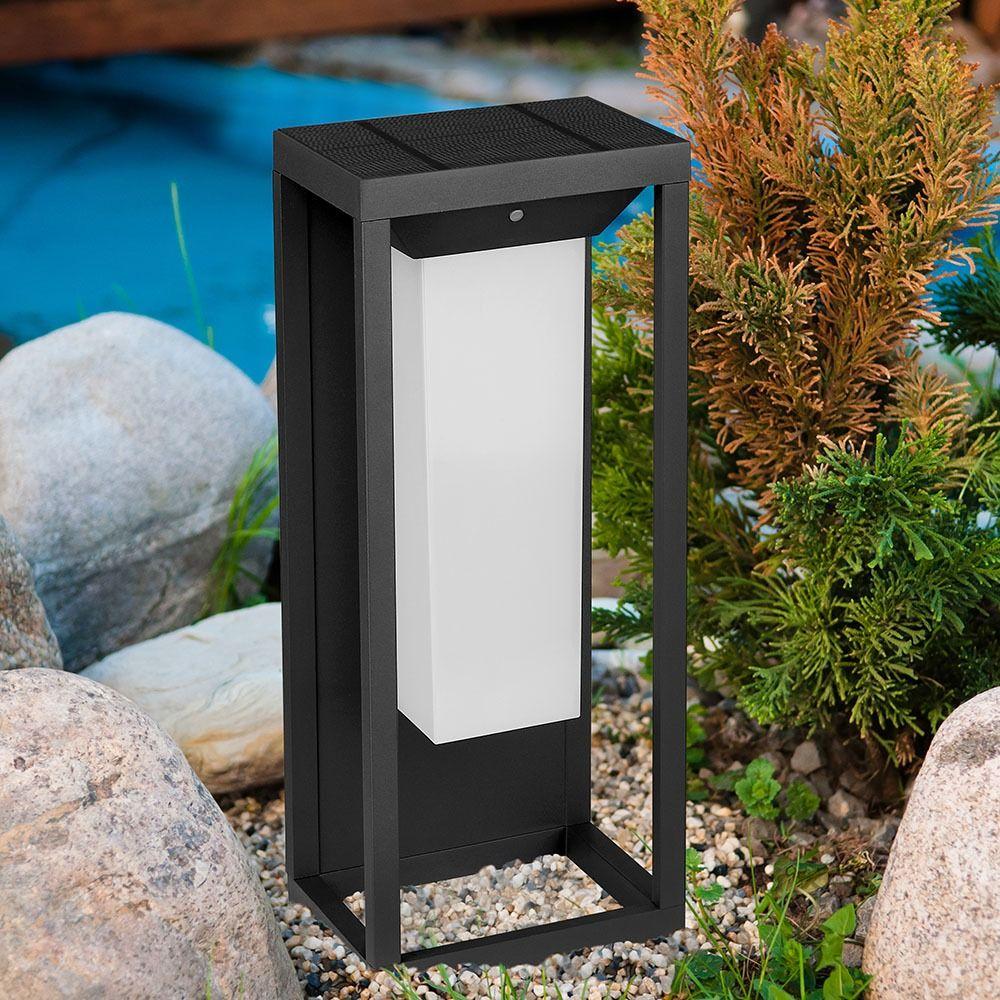 2W Solar LED wall lamp, SAMSUNG chip, Colour:3000K, Case: Grey, VTAC, SKU 21784