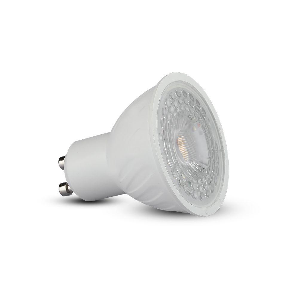 VT-227D 6W GU10 RIPPLE PLASTIC SPOTLIGHT SAMSUNG CHIP 4000K 38'D DIMMABLE