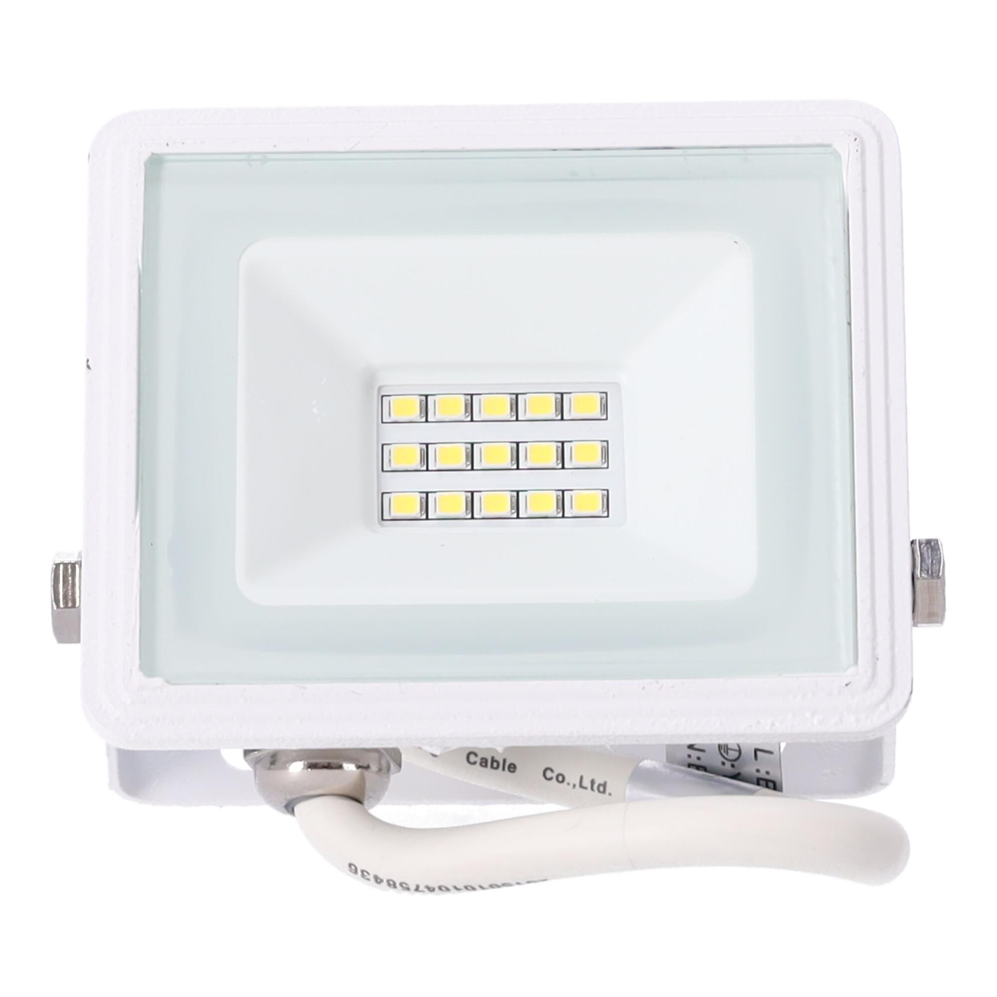 LED Slim Floodlight White 10W (Die-casting)