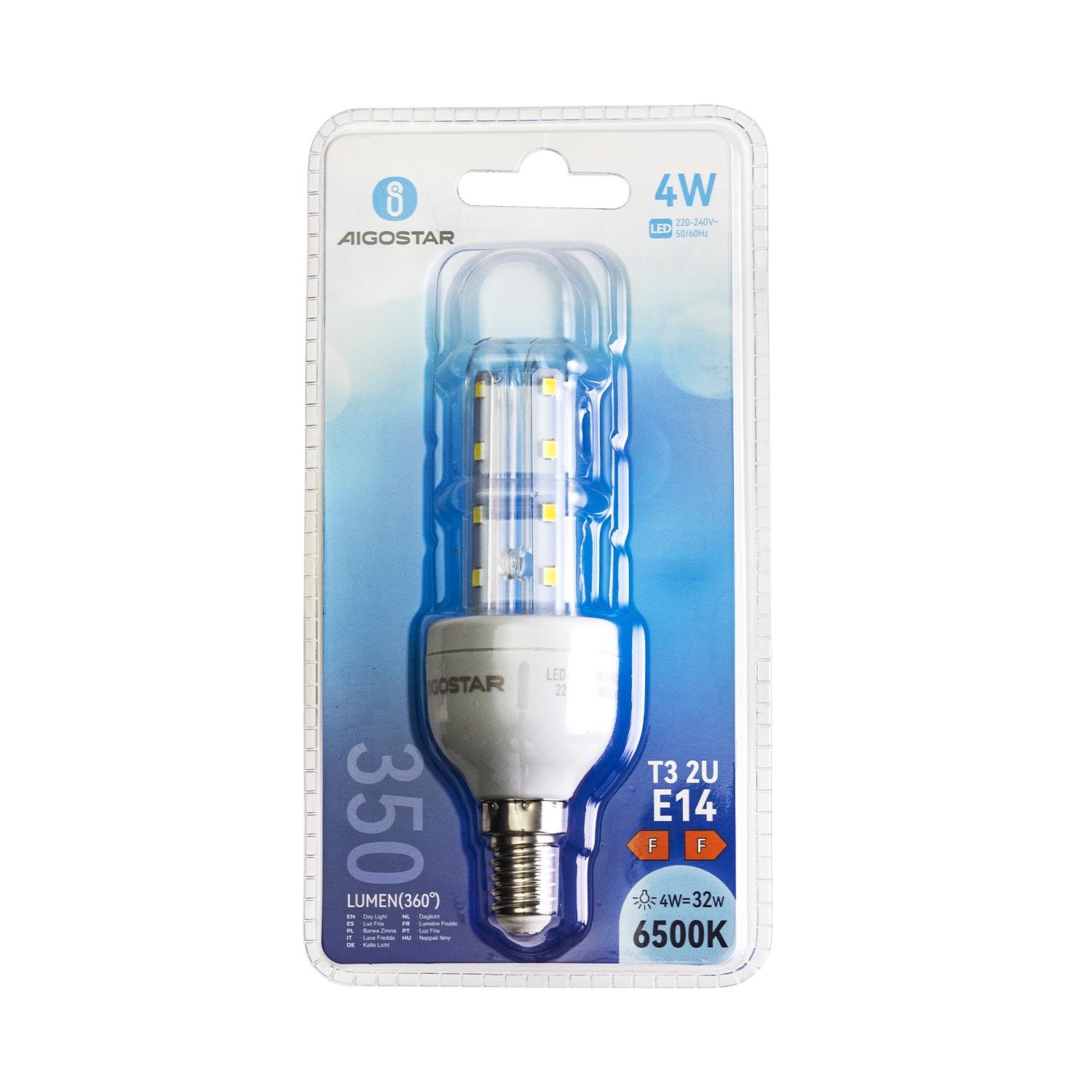 LED E14 4W U-tube