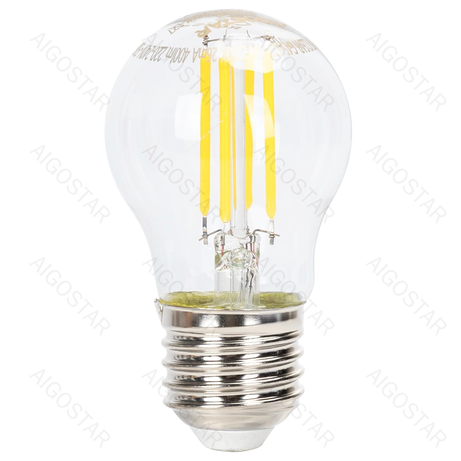 LED dimming filament G45 E27 4W 6500K