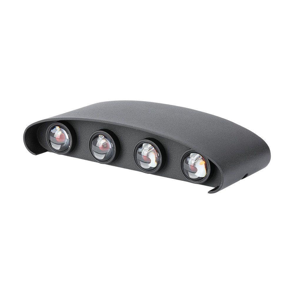 VT-848 7W LED WALL LIGHT 4000K SAND BLACK