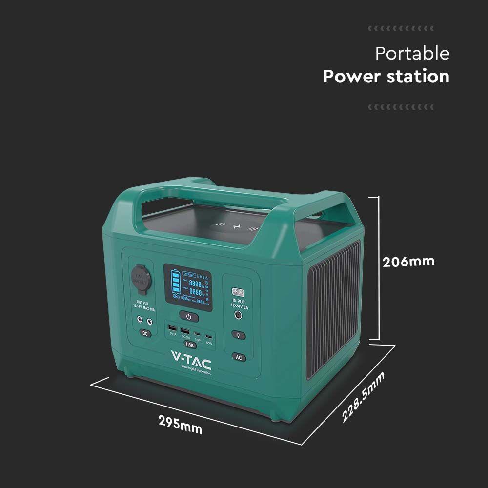 600W PORTABLE POWER BANK VT-606N; 26.2Ah/21.6V; SOCKET SCHUCO, VTAC, SKU 11626