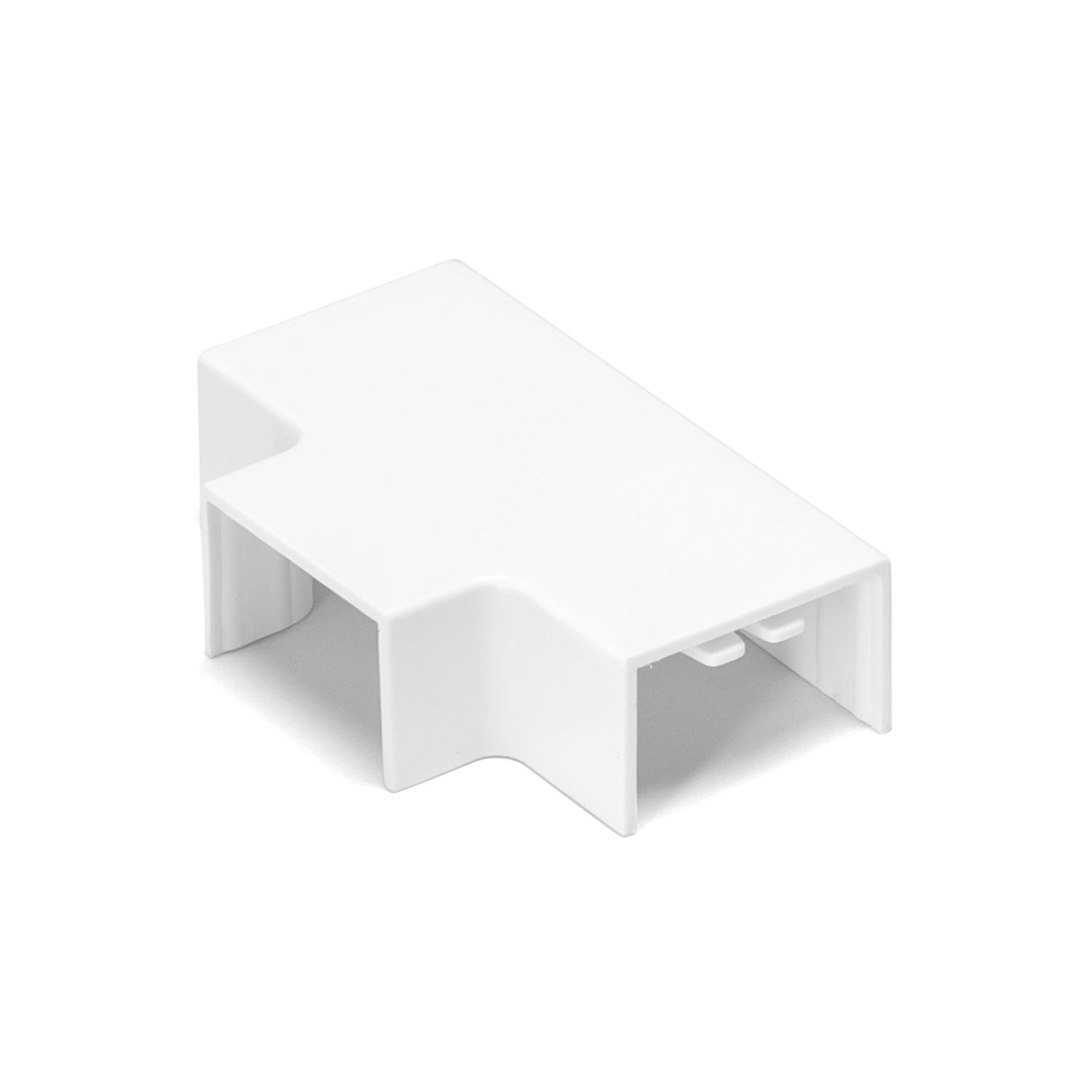 PVC Square Trunking Tee Bend White 25*16mm 4pcs