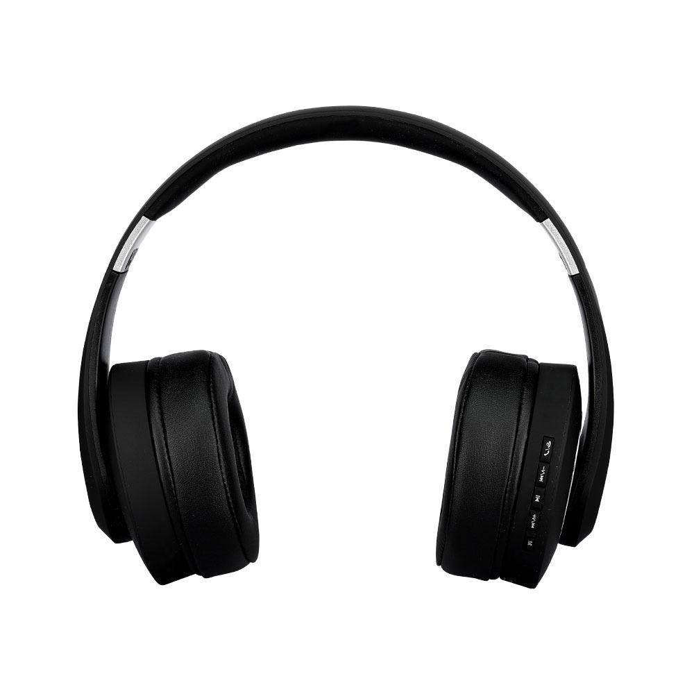 VT-6322 BLUETOOTH WIRELESS HEADPHONE WITH ADJUSTABLE HEAD-500mah-BLACK