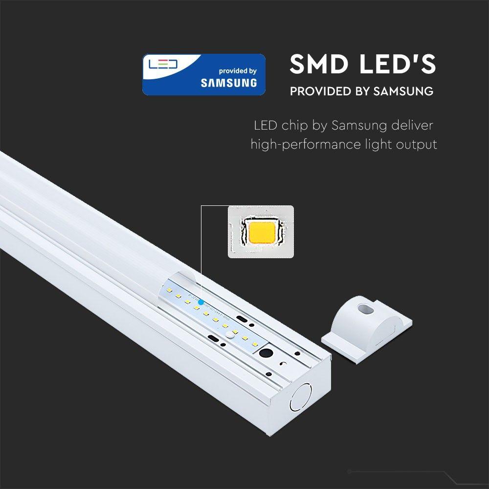 VT-8-53 50W LED BATTEN FITTING-152CM SAMSUNG CHIP CCT:3 IN 1, 5 YRS WTY