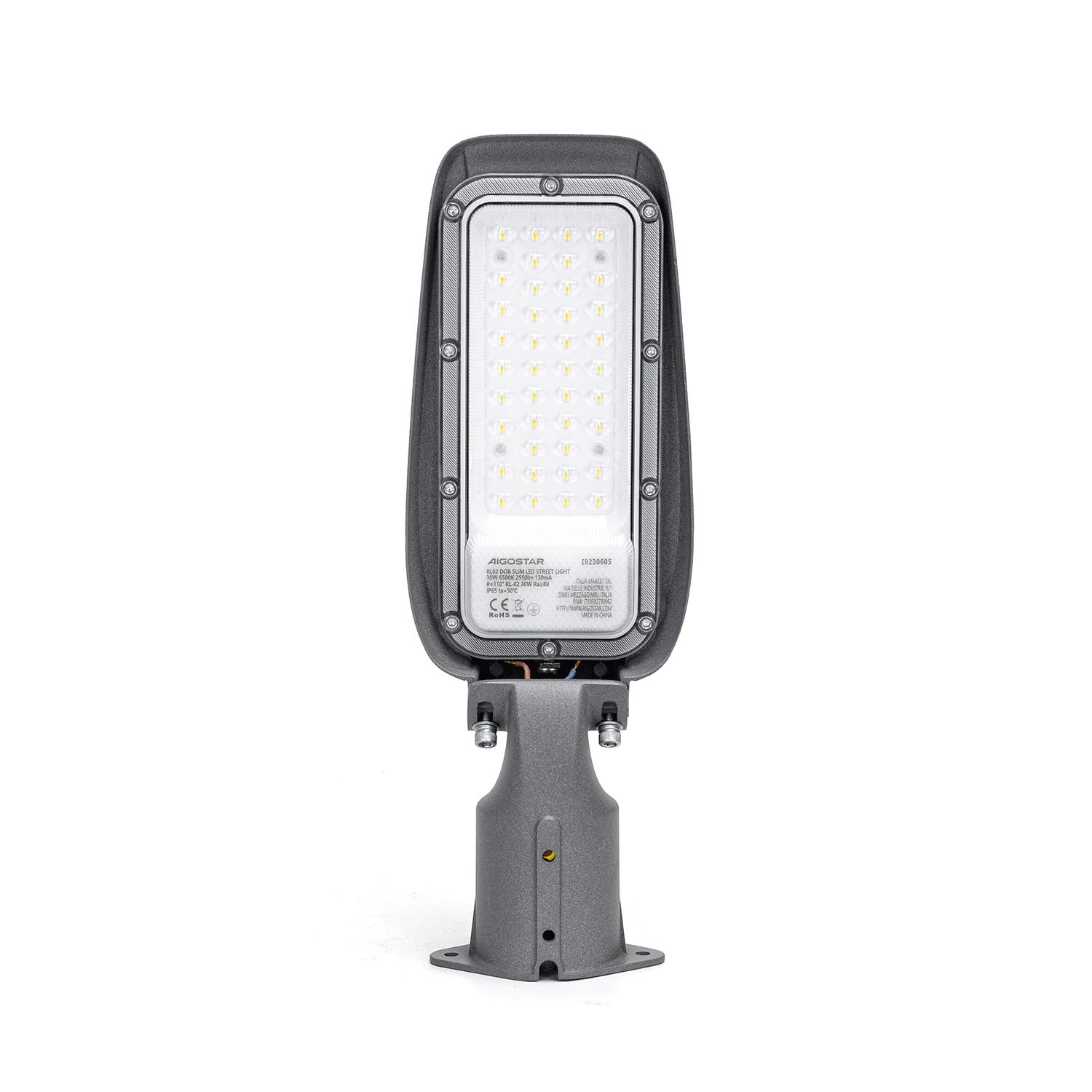 DOB LED slim street light 30W