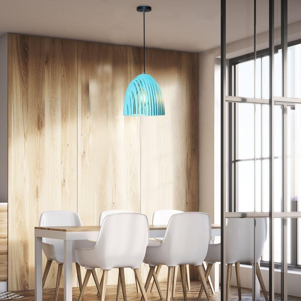 VT-7255 CONE PRISM BLUE PENDANT LIGHT(E27) D:250*270MM