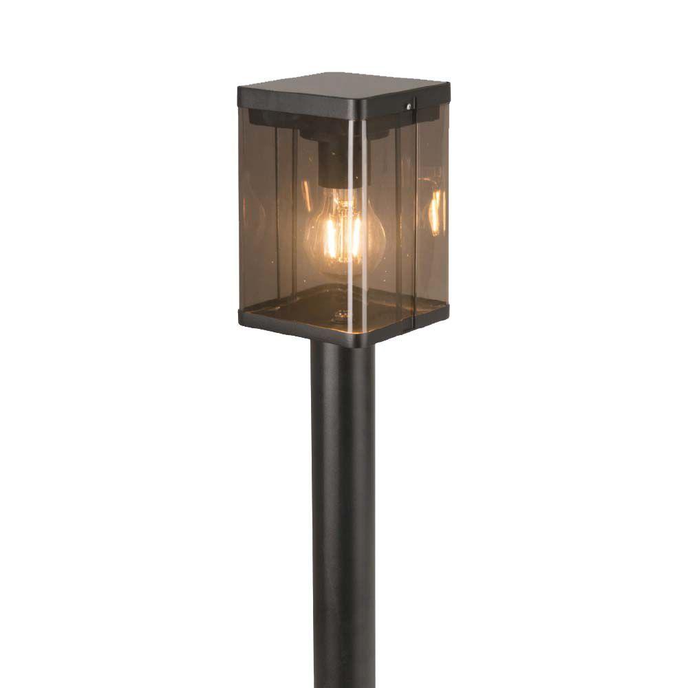 VT-1134 2.5W LED SOLAR BOLLARD LAMP E27 WITH MICROWAVE SENSOR 3000K IP54