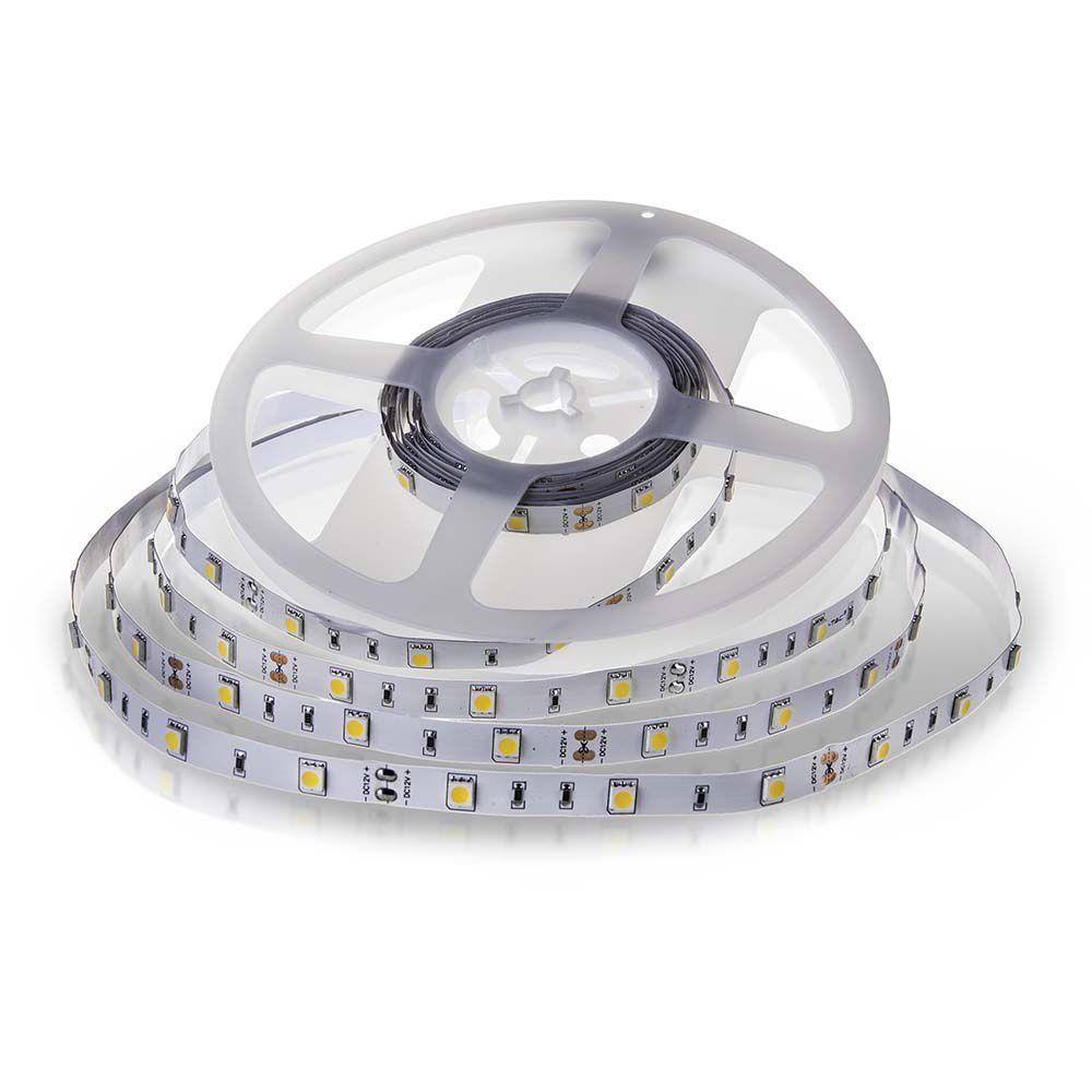 6W Taśma LED, Barwa:6400K, IP20, Rolka:5m, VTAC, SKU 212133