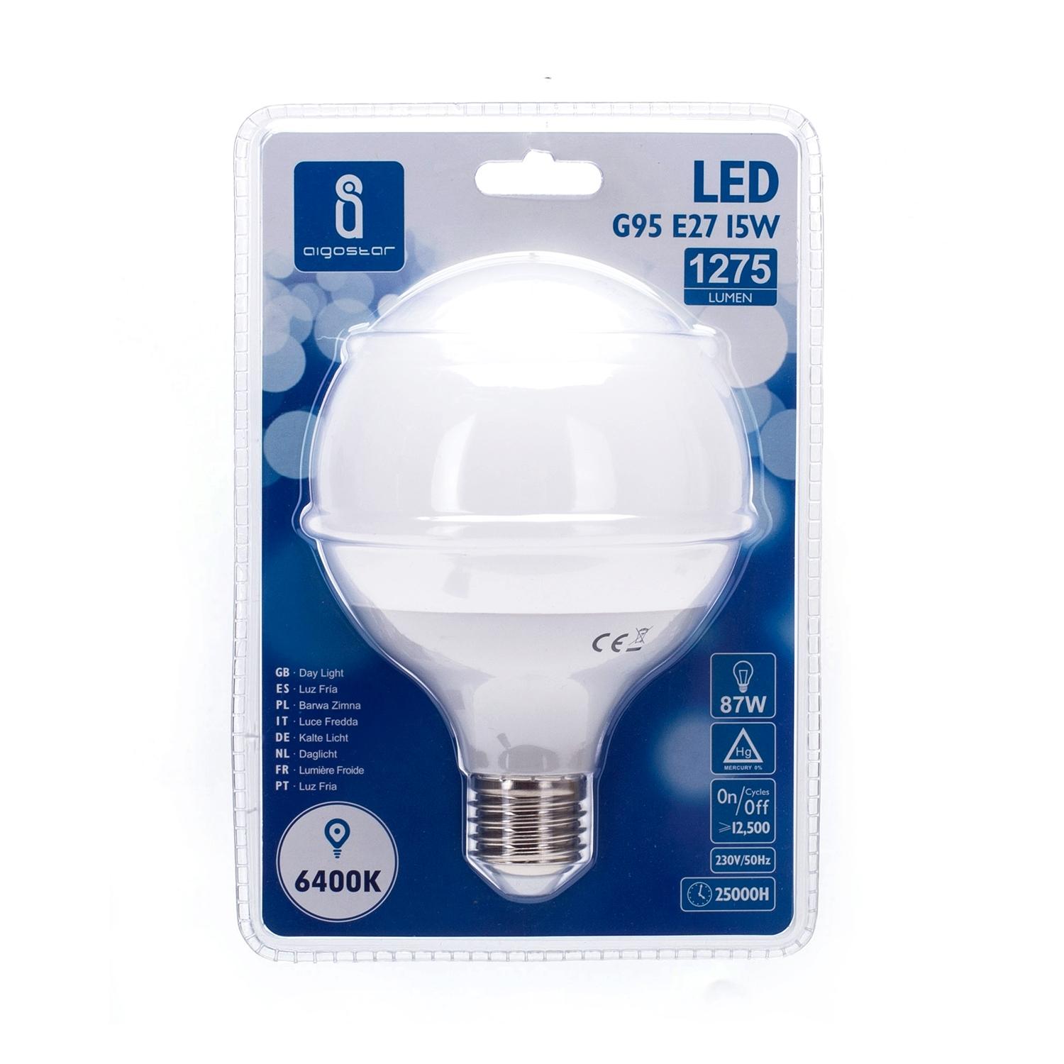 LED E27 15W G95