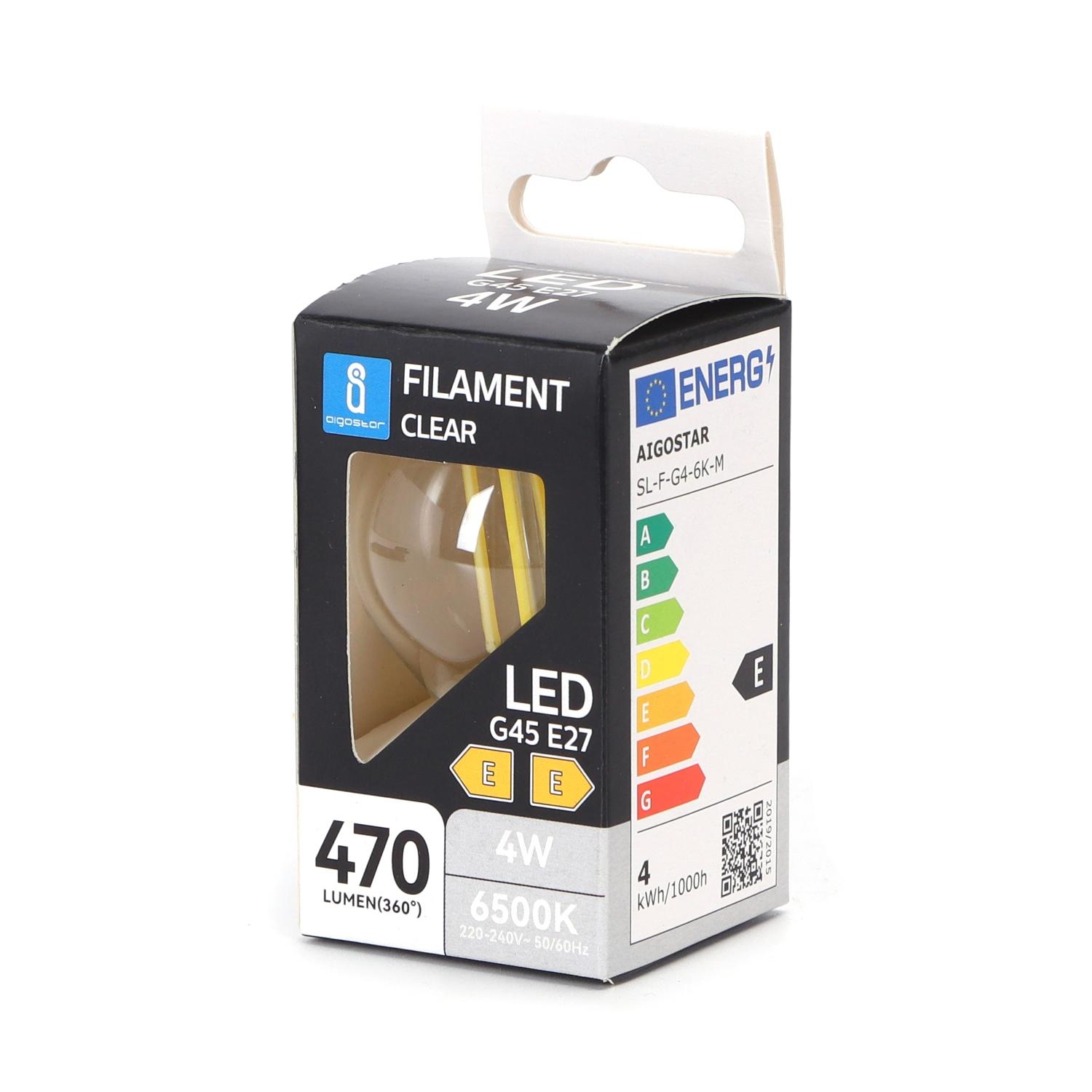 LED E27 G45 4W Day light