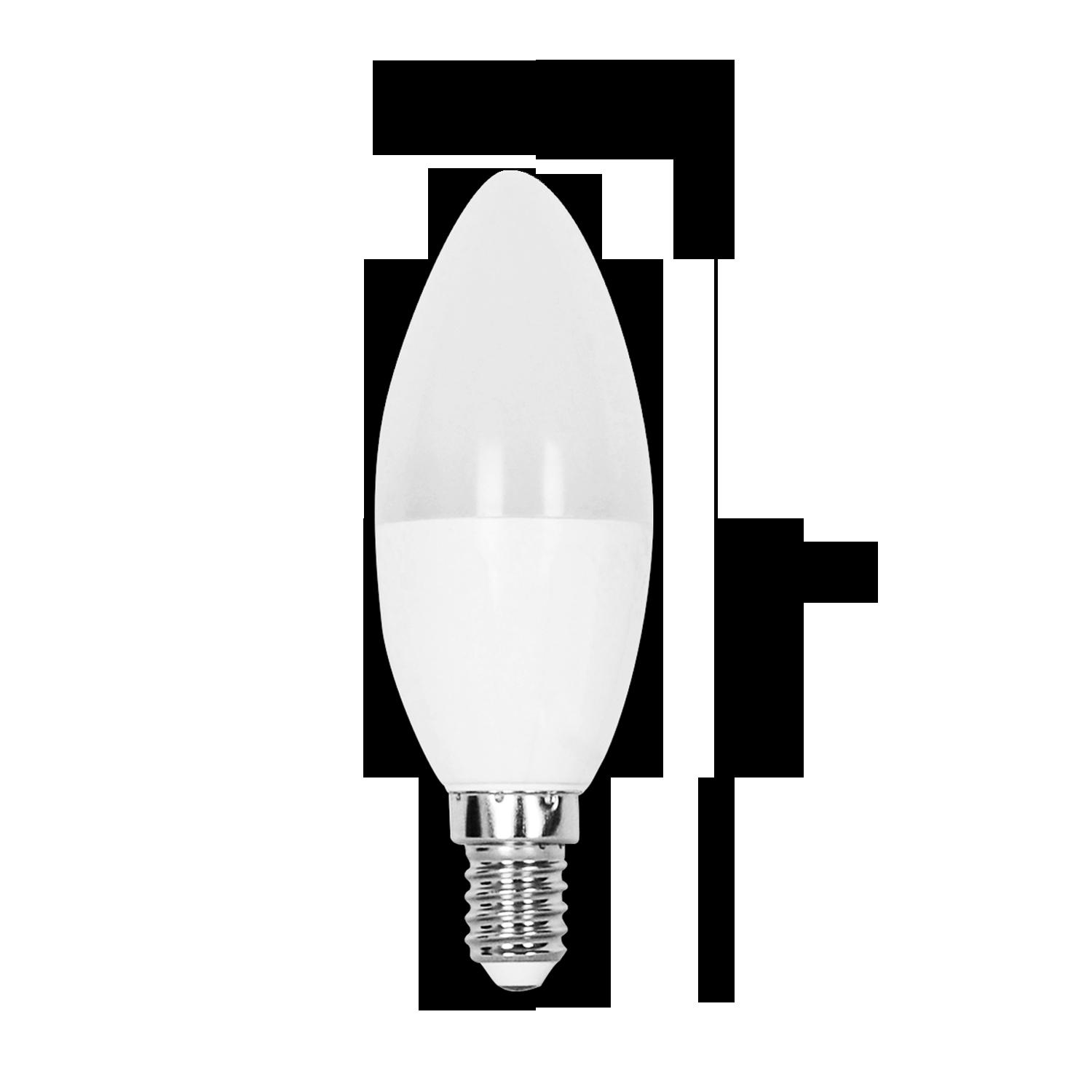 LED E14 C37 7W Barwa Ciepła