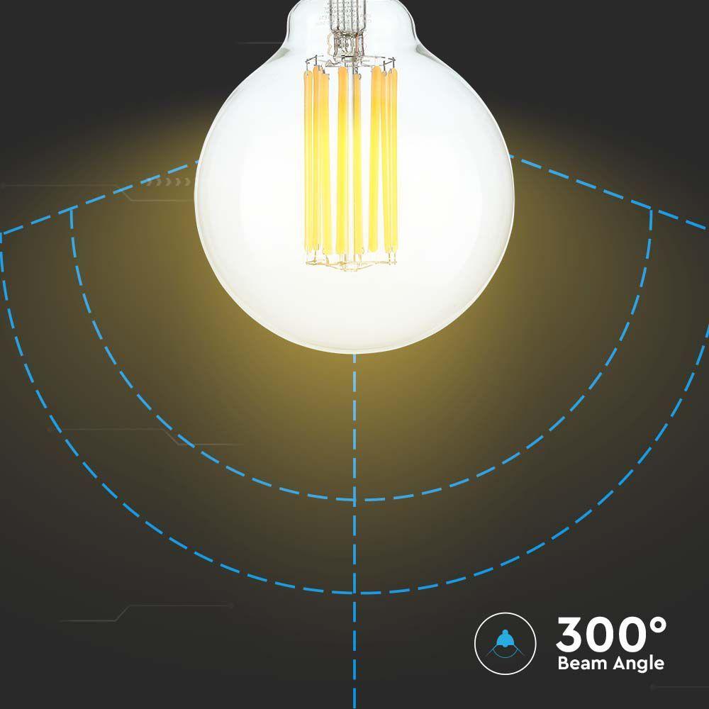 VT-1993 6W G95 FILAMENT BULB 3000K E27