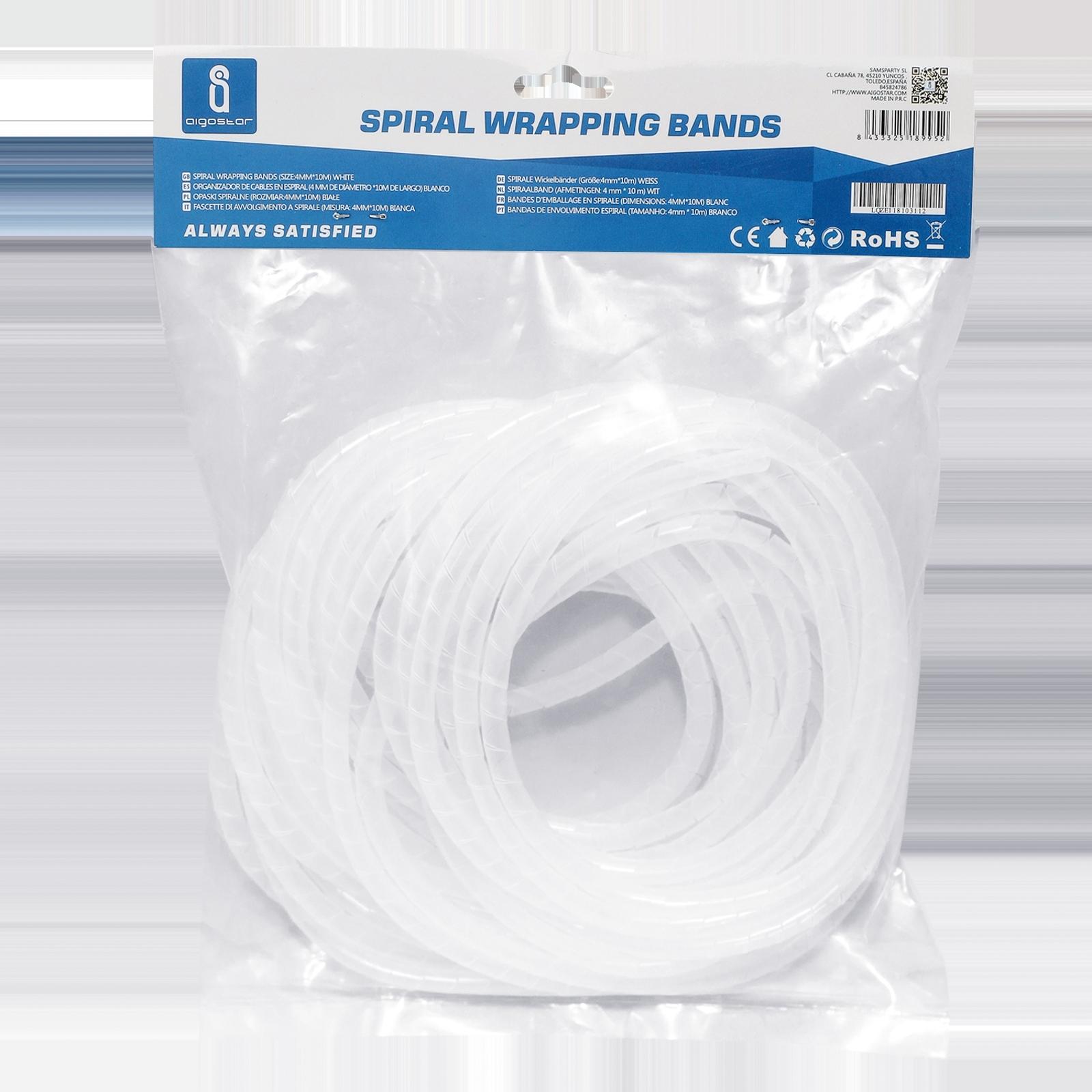 Spiral Wrapping Bands 6mm*10m White